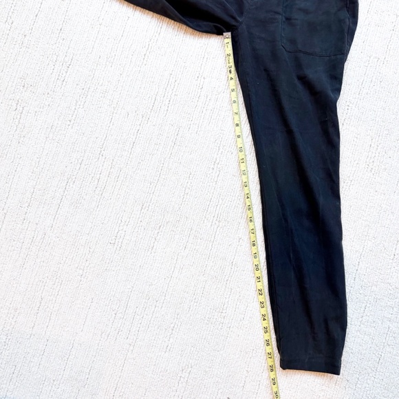 Theory | Northsound Linen Blend Pull On Pants | Black | 0 - Picture 5 of 8